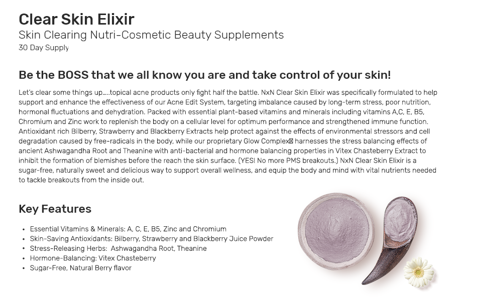 CLEAR YOUR SKIN FROM WITHIN (30 DAY)